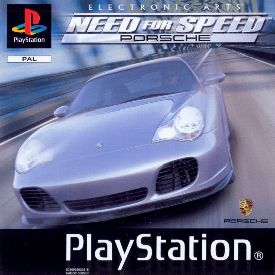 Need for Speed Porsche box art for Playstation
